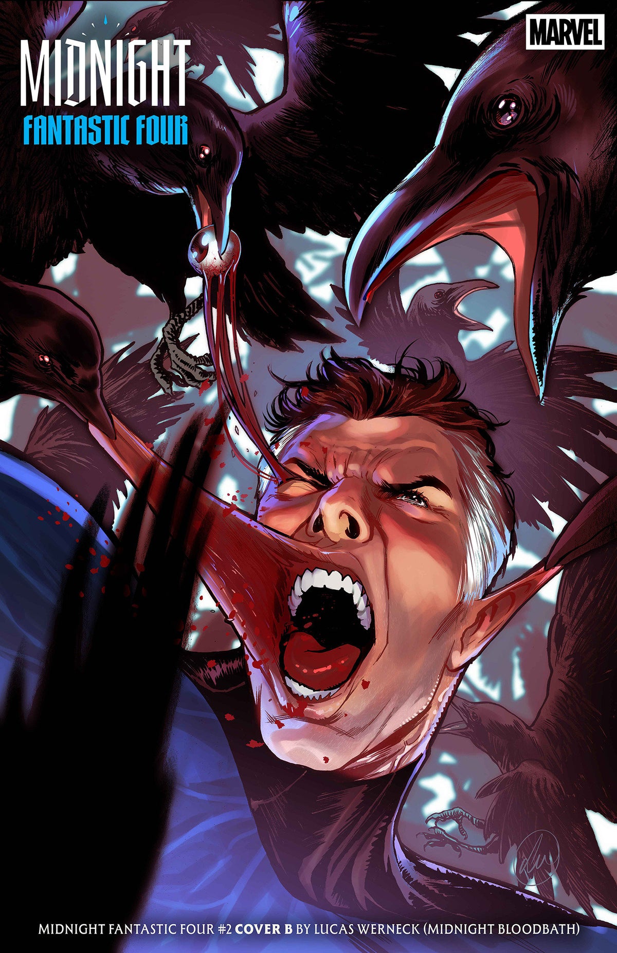 MIDNIGHT FANTASTIC FOUR #2 COVER B LUCAS WERNECK MIDNIGHT BLOODBATH VARIANT (11/18/2026)