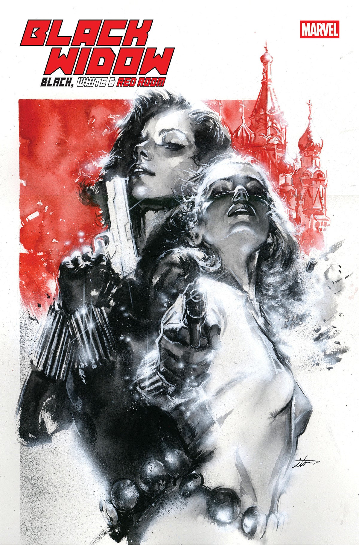 BLACK WIDOW: BLACK, WHITE & RED ROOM #1 COVER A CB (12/16/2026)