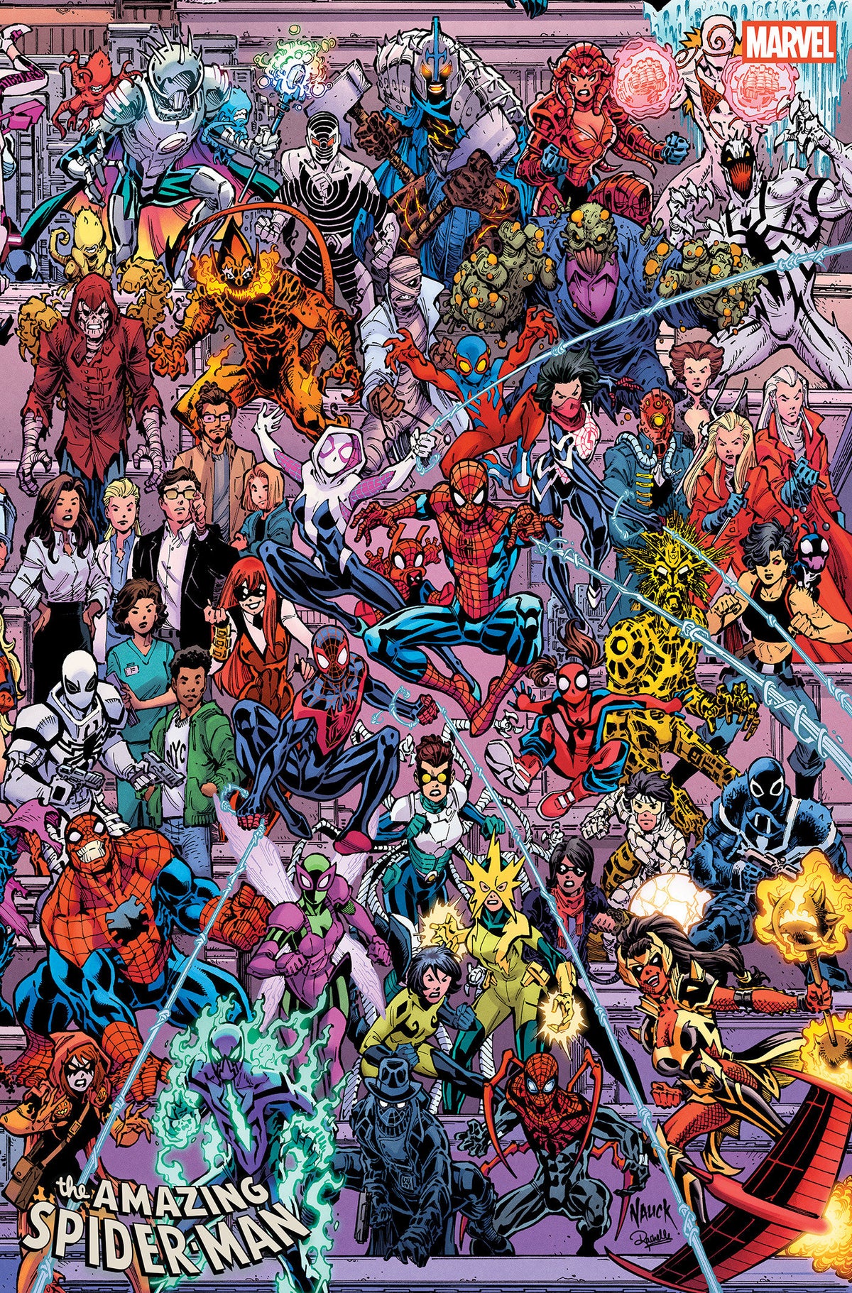 AMAZING SPIDER-MAN #1003 TODD NAUCK 4-PART CONNECTING LEGACY VARIANT (11/11/2026)