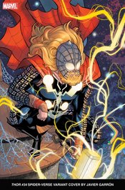 Thor #34 B Javier Garron Spider-Man 1 Homage Spider-Verse Variant (05/24/2023) Marvel