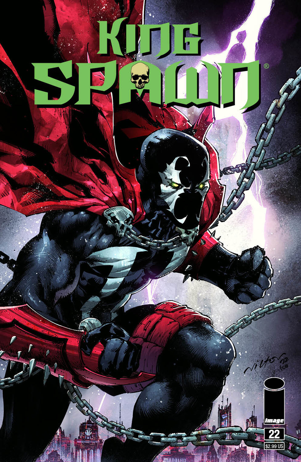 King Spawn #22 A Victor Bogdanovic Sean Lewis (05/24/2023) Image