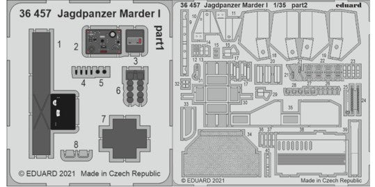 Eduard 36457 1/35 Armor- Jagdpanzer Marder I for TAM (Painted)
