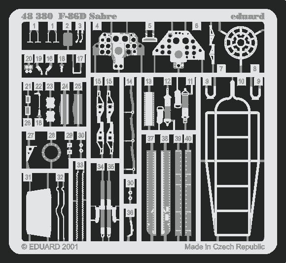 Eduard 48380 1/48 Aircraft- F86D for RMX