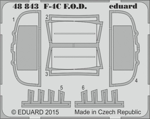 Eduard 48843 1/48 Aircraft- F4C F.O.D. for EDU