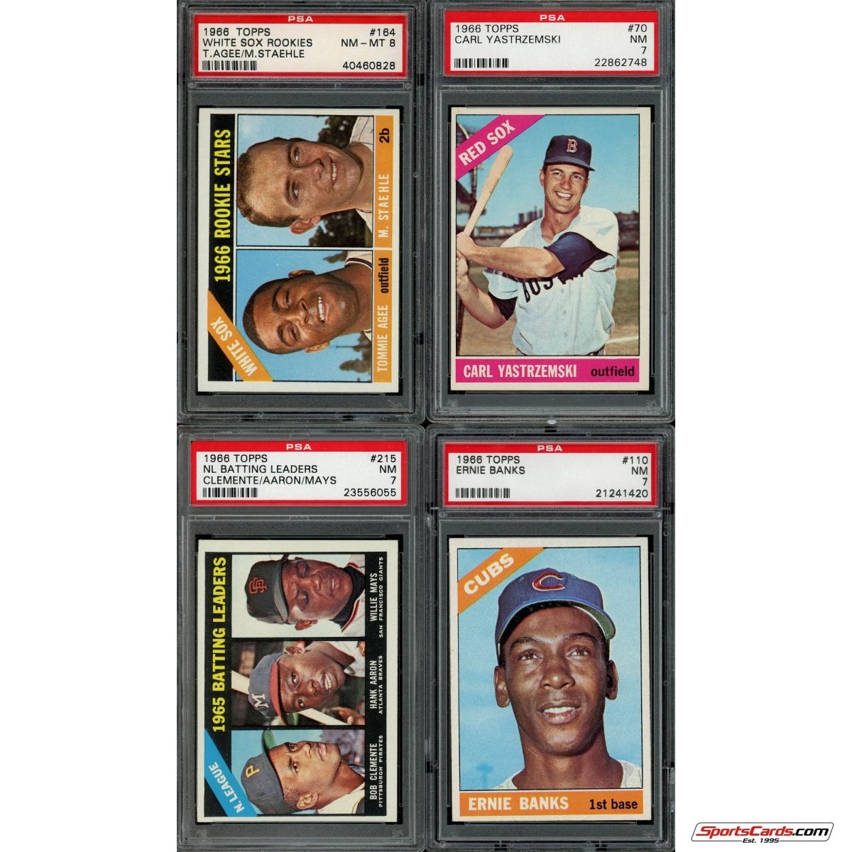 1966 Topps Baseball Complete Graded Set Break - (1) PSA 7 or Better Graded Card Per Box!