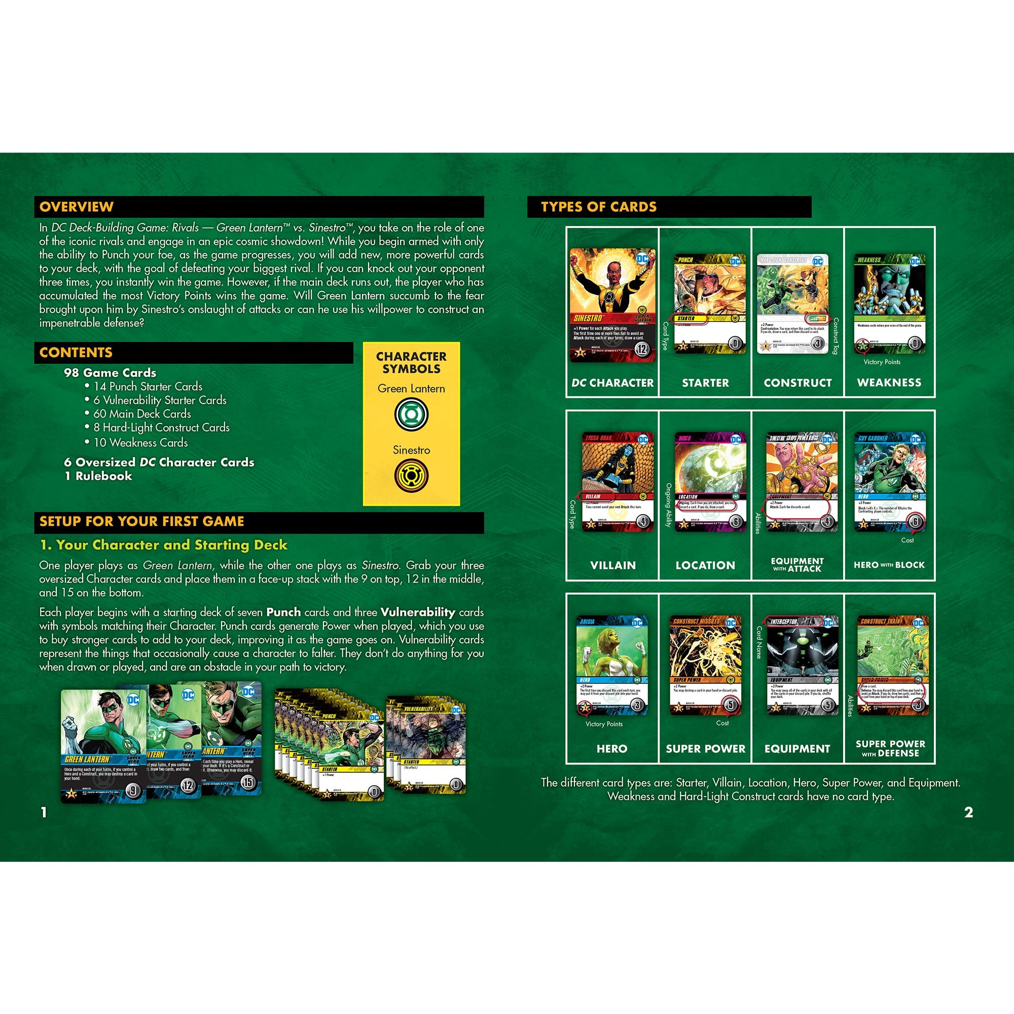 DC Deck-Building Game: Rivals — Green Lantern vs. Sinestro