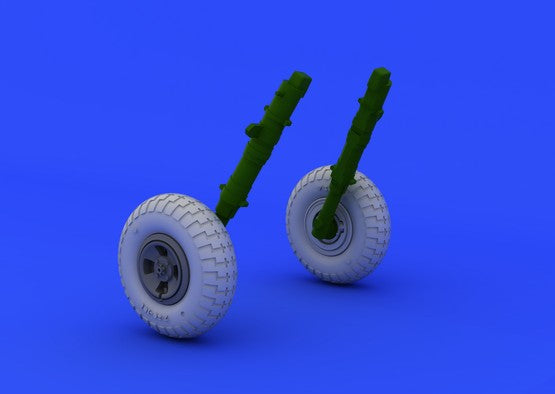 Eduard 648118 1/48 Aircraft- Spitfire Wheels 4-Spoke w/Pattern Tire for EDU (Res