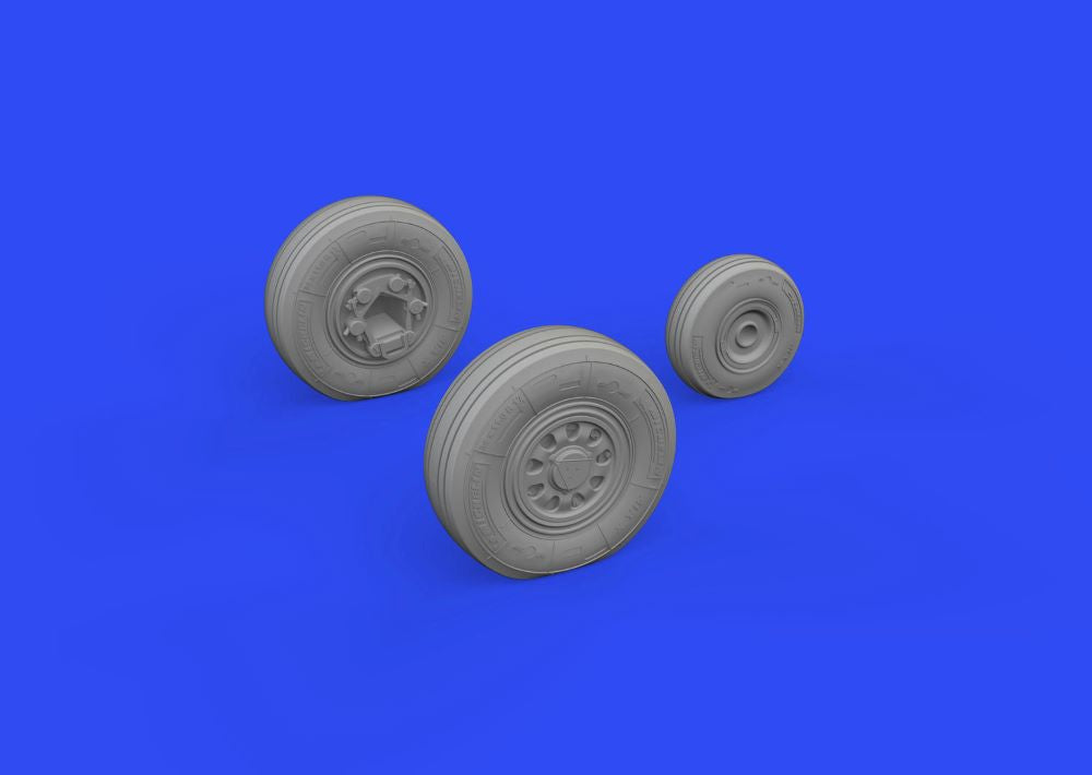 Eduard 648839 1/48 Aircraft- F35A Wheels for TAM (Mask & Resin)