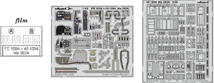 Eduard 491094 1/48 Aircraft- Me262A for HBO (Painted)