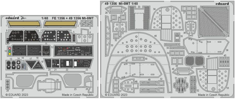 Eduard 491356 1/48 Aircraft- Mi8MT for TSM (Painted)