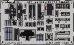 Eduard 73324 1/72 Aircraft- AH64D for HBO (Painted Self Adhesive)