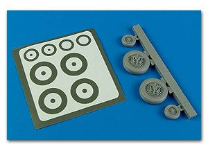 Aires 4589 1/48 F100 Wheels & Paint Masks For RMX & TSM