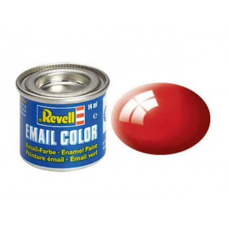 Revell 32131 14ml Enamel Fiery Red Gloss Tinlets (6/Bx)