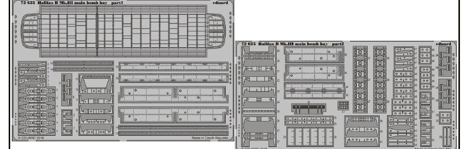 Eduard 72625 1/72 Aircraft- Halifax B MK III Main Bomb Bay for RVL