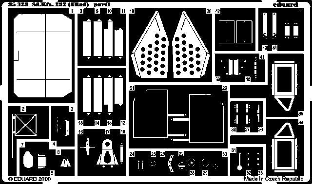 Eduard 35323 1/35 Armor- SdKfz 232 8 RAD for TAM