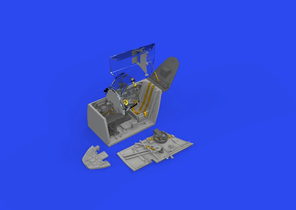 Eduard 648926 1/48 Aircraft- Bf109G10 Cockpit for EDU (Photo-Etch & Resin)