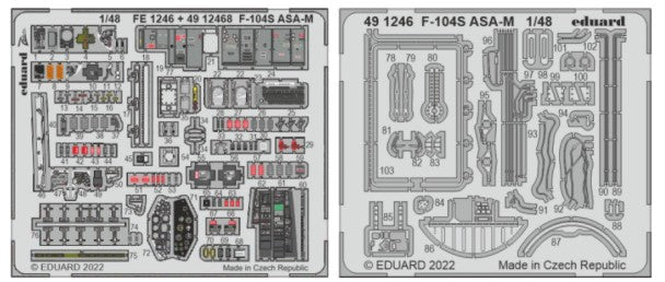Eduard 491246 1/48 Aircraft- F104S ASA-M for KIN (Painted)