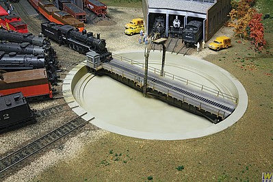 Walthers Cornerstone 933-2860 HO Scale Motorized 90' Turntable -- Assembled