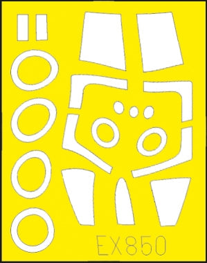 Eduard EX850 1/48 Mask Aircraft- F104A/C for KIN