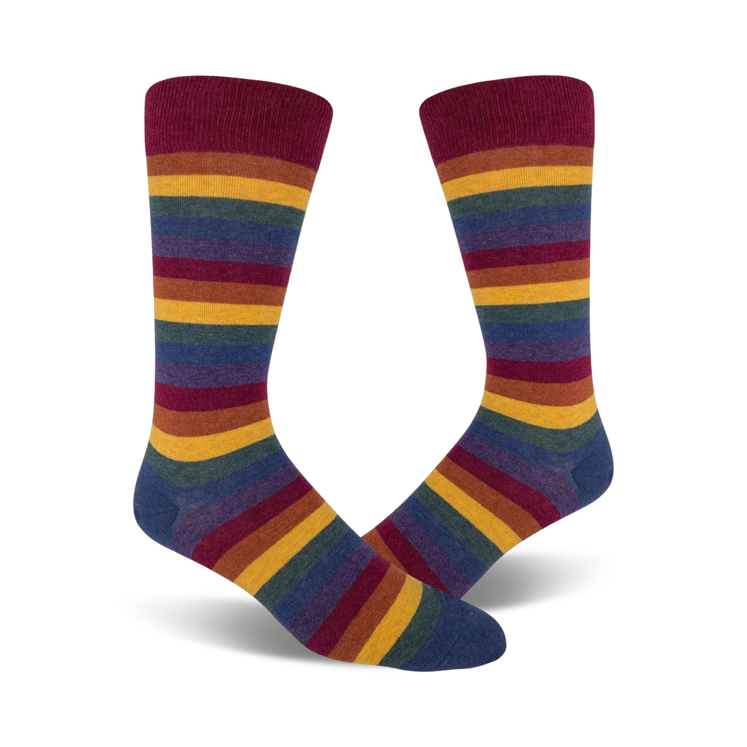 Heather Rainbow Striped