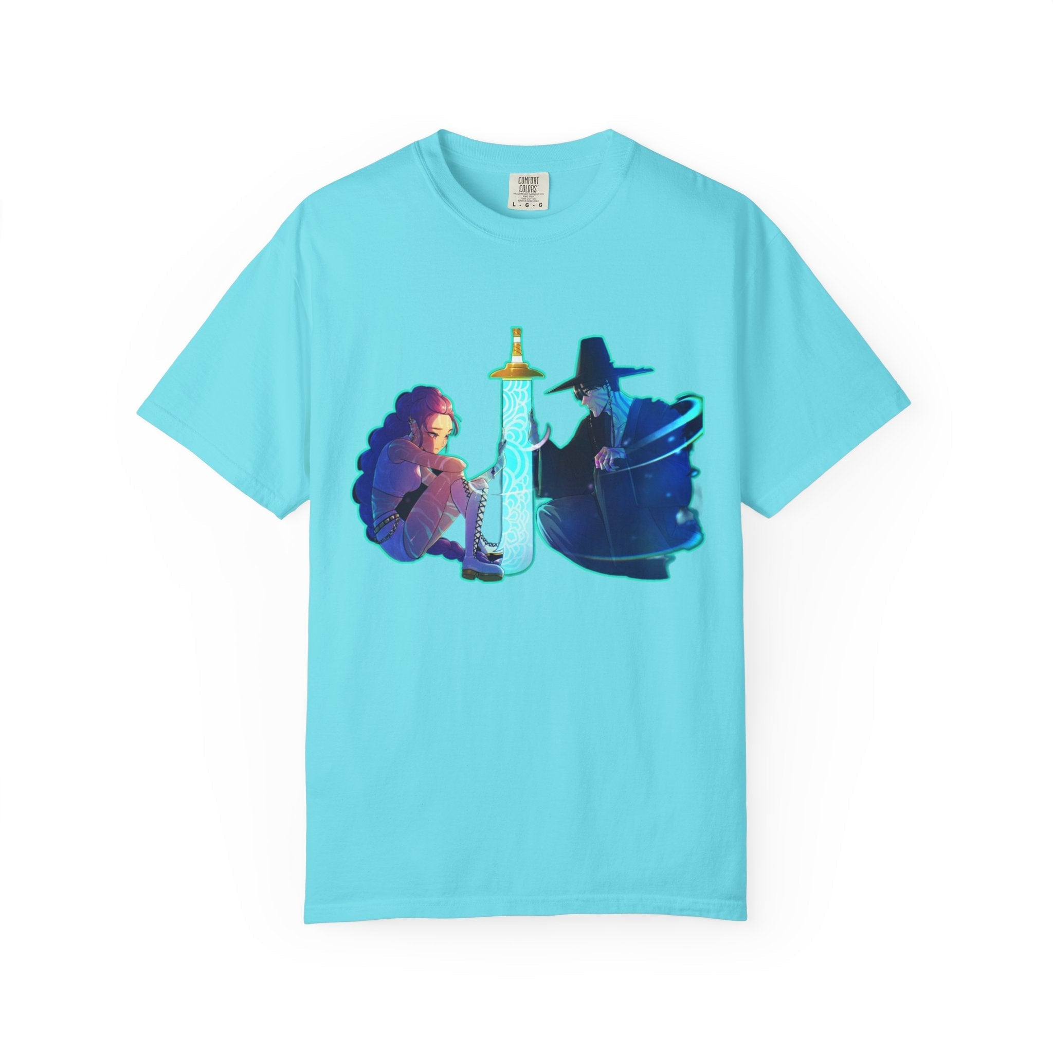 Unisex kpop Garment-Dyed T-shirt