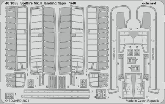 Eduard 481055 1/48 Aircraft- Spitfire Mk II Landing Flaps for EDU