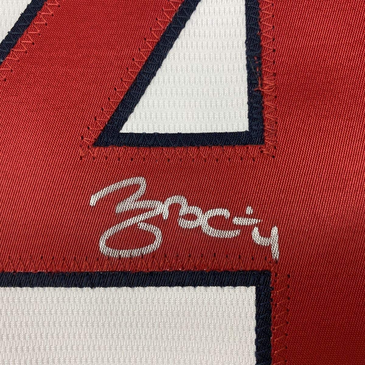 Autographed/Signed Yadier Molina St. Louis White Baseball Jersey JSA COA