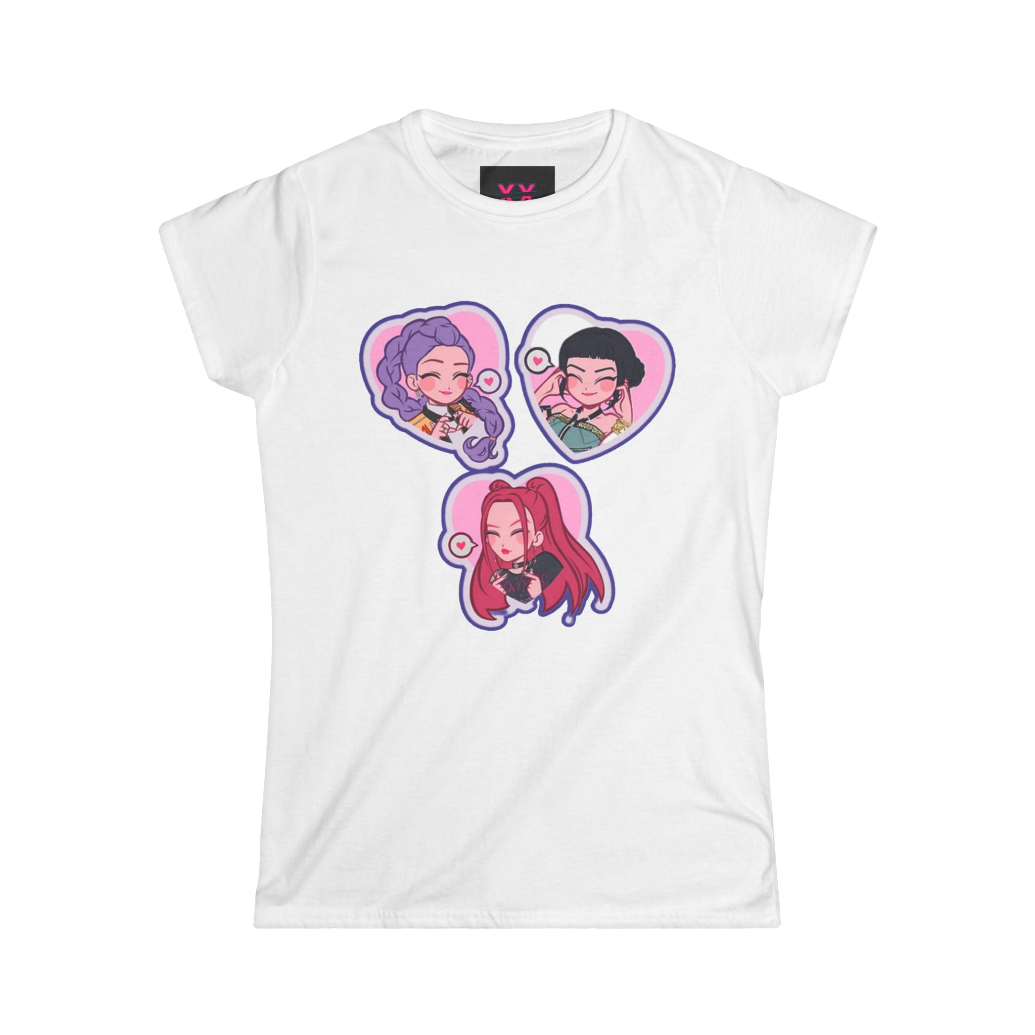 Idol style Tee, Cute Tee for Anime Lovers, Kawaii T-Shirt, Trendy Casual Wear, Gift for Otaku