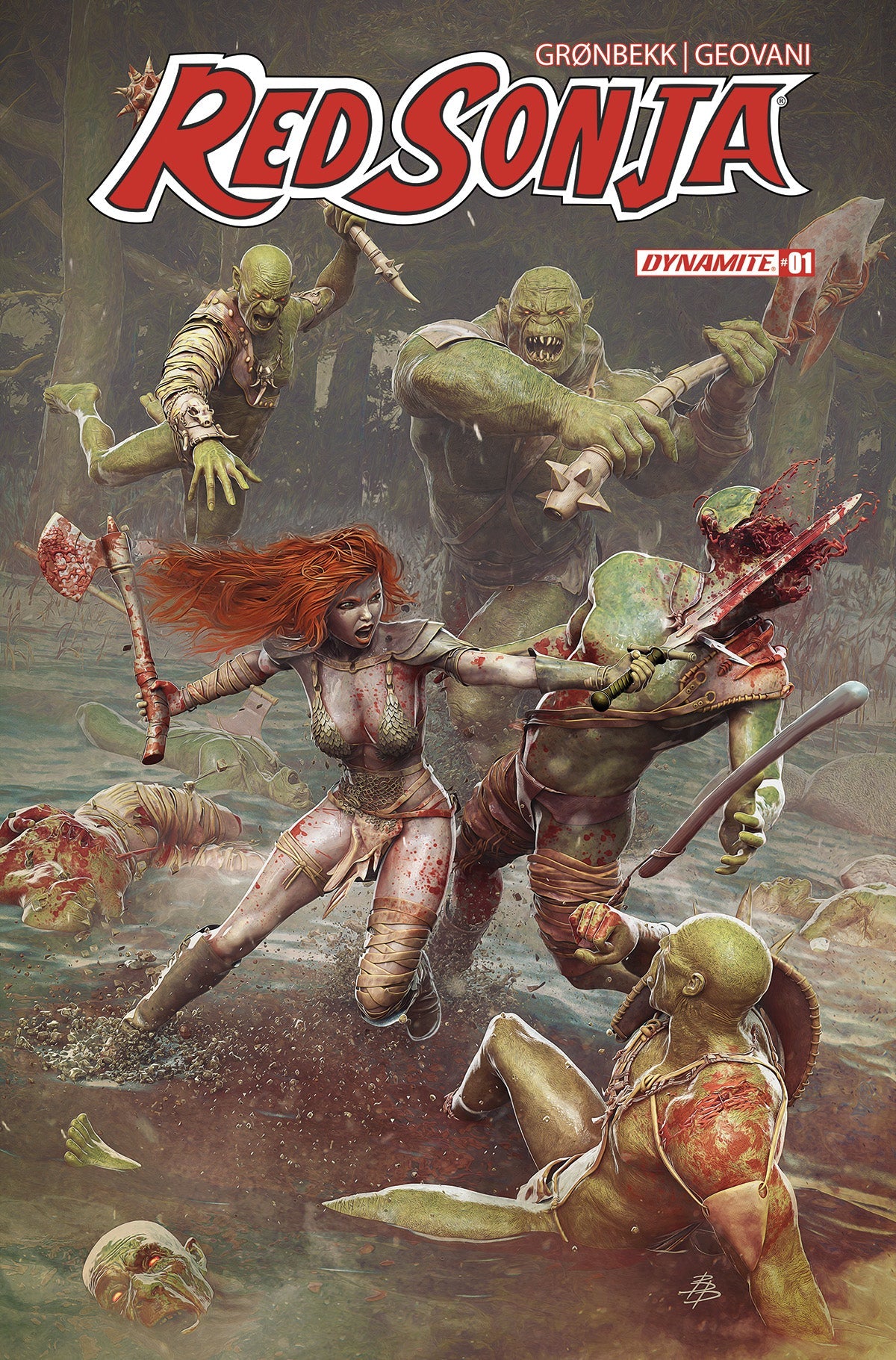 Red Sonja 2023 #1 M 1:10 Bjorn Barends Original Variant (07/19/2023) Dynamite