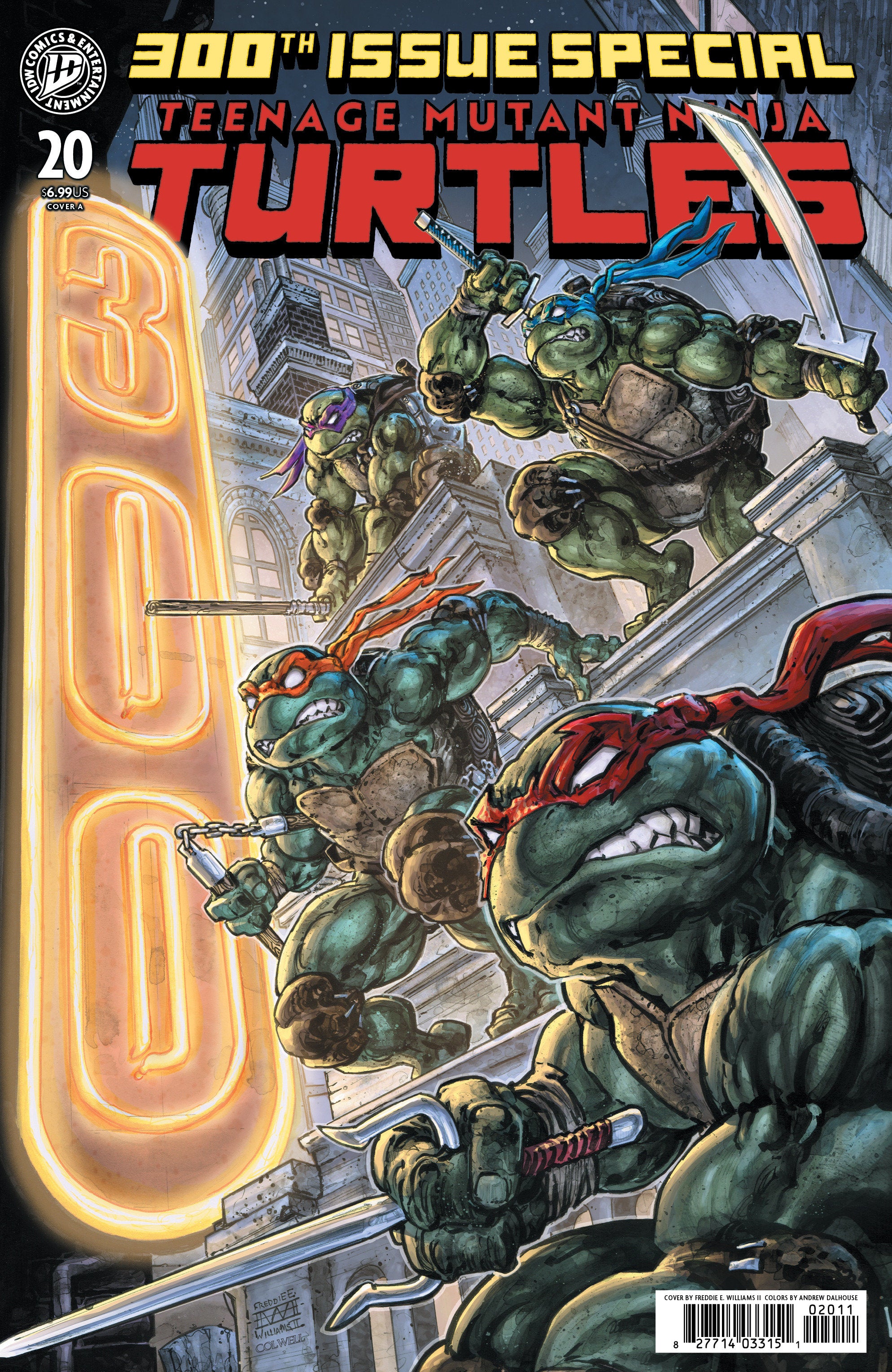Teenage Mutant Ninja Turtles #20: 300th Issue Special Cover A (Williams II) (07/22/2026)