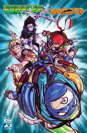 Teenage Mutant Ninja Turtles X Naruto #1 E Vincenzo Federici Variant SIGNED Caleb Goellner (11/20/2024) Idw