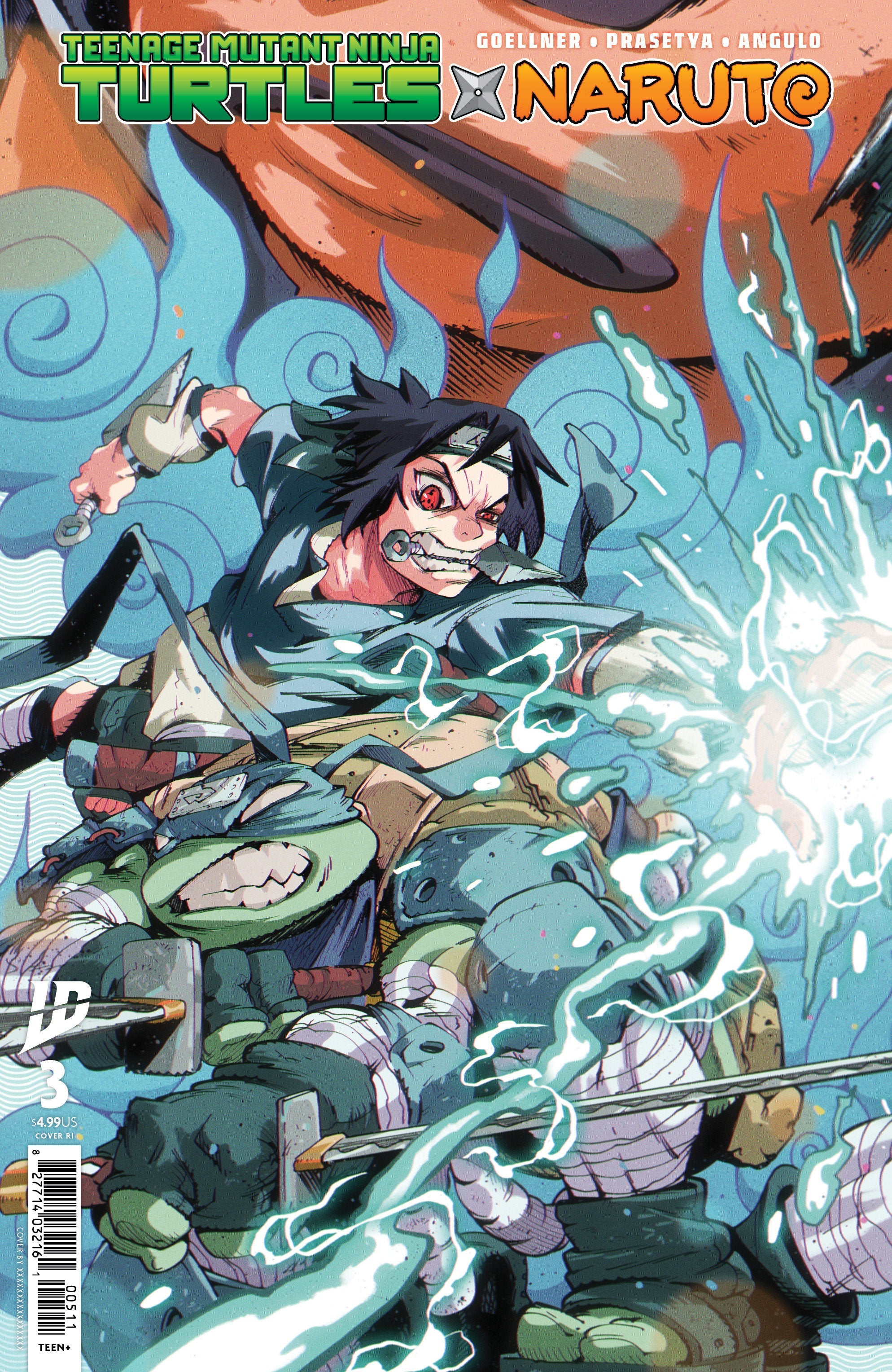 Teenage Mutant Ninja Turtles X Naruto #3 G 1:75 Ricardo Ortiz (03/26/2025) Idw