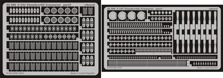 Eduard 32208 1/32 Aircraft- F105 Armament for TSM