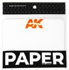 AK Interactive 8074 Paper Refill (40) for Wet Palette Container
