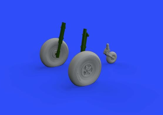 Eduard 648412 1/48 Aircraft- Typhoon Mk Ib Wheels Early for EDU & HSG (Resin)