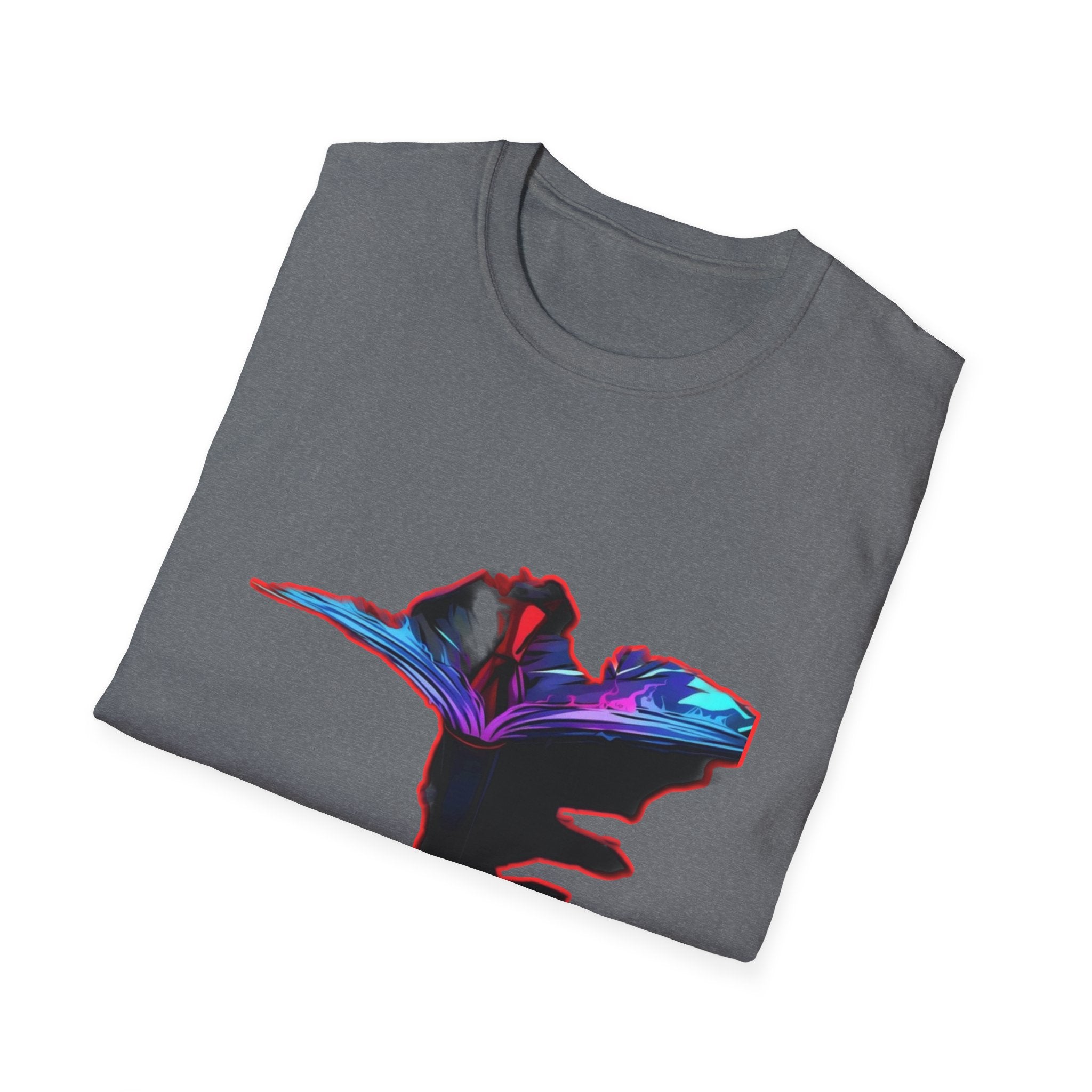 Dn Colorful Artistic Michigan Unisex Softstyle T-Shirt, Casual Wear, Unique Gift, Summer Outfit, Birthday Present, Art Lover's Tee