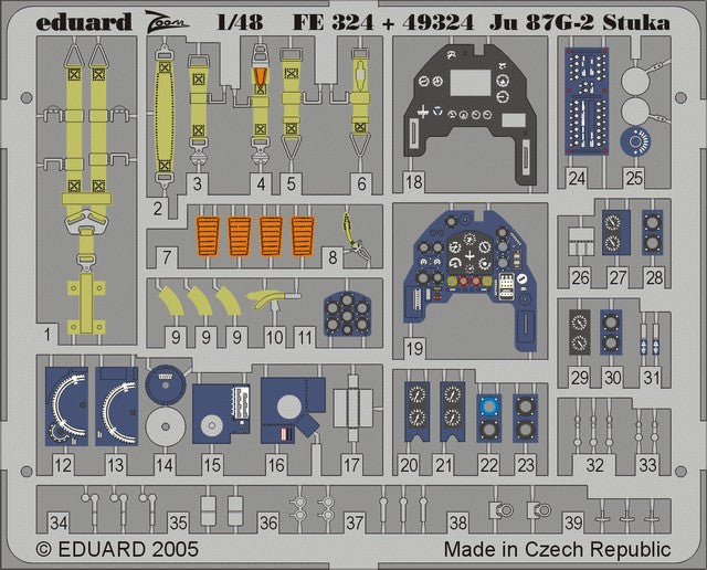 Eduard 49324 1/48 Aircraft- Ju87G2 Stuka for HSG (Painted)