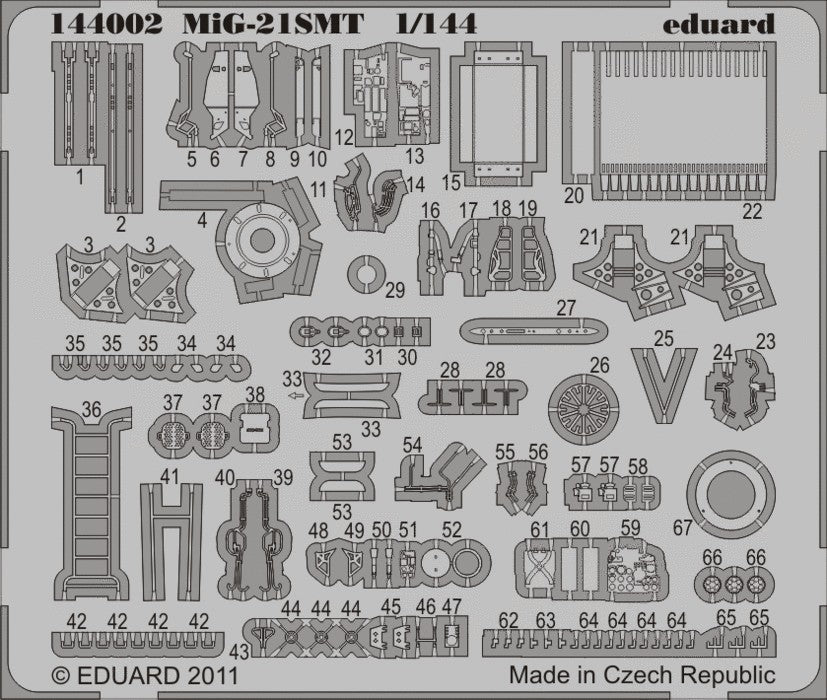 Eduard 144002 1/144 Aircraft- MiG21SMT for EDU