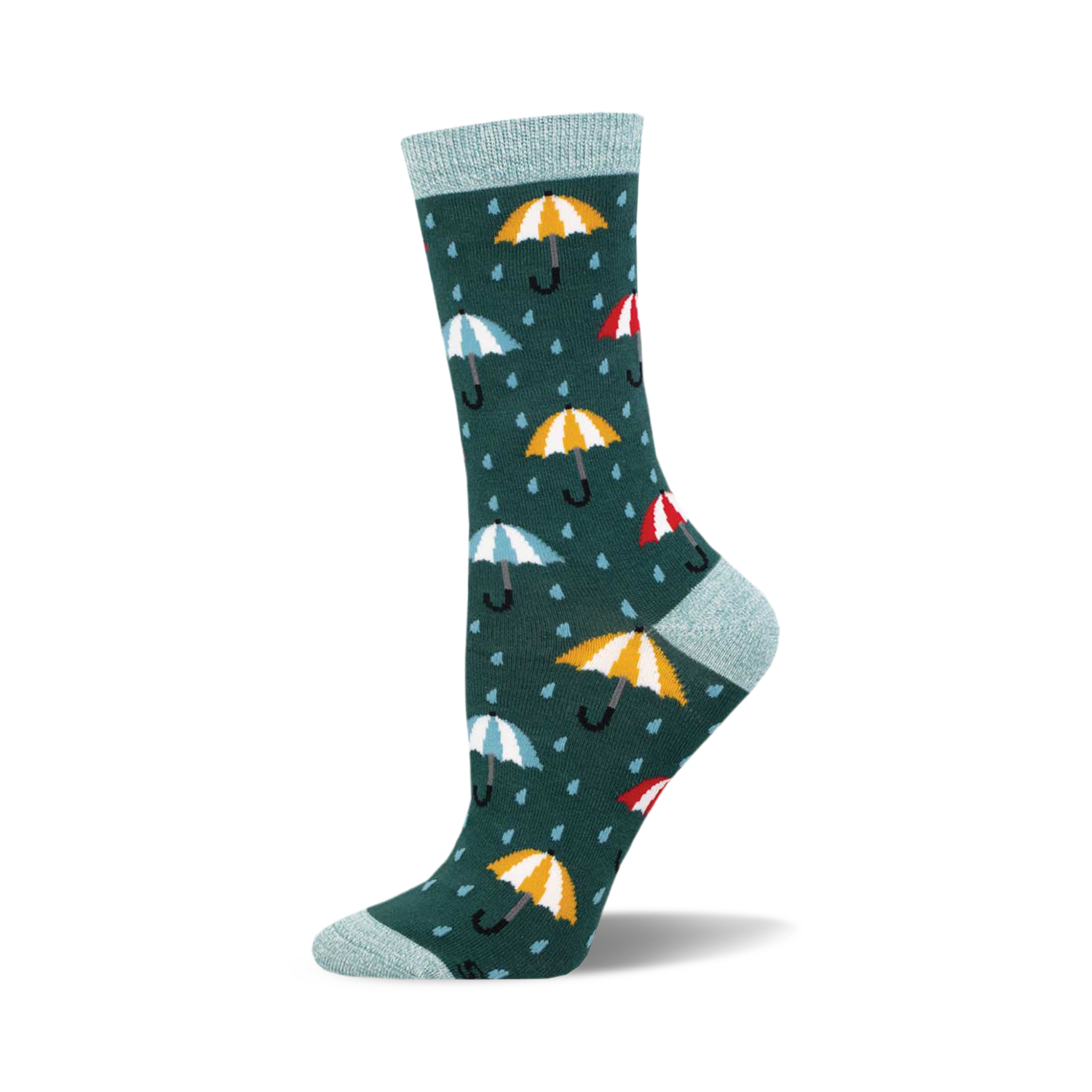 Umbrellas In The Rain Bamboo