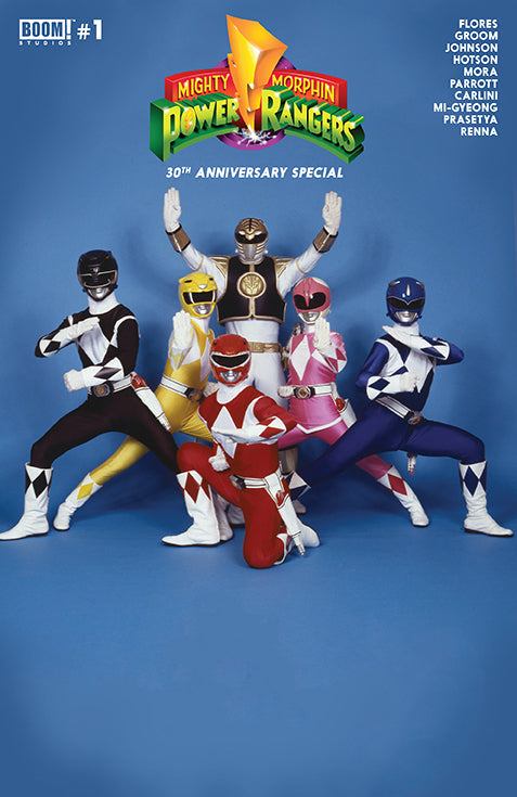 MIghty Morphin Power Rangers MMPR 30Th Annv Special #1 D Photo Variant (08/30/2023) Boom