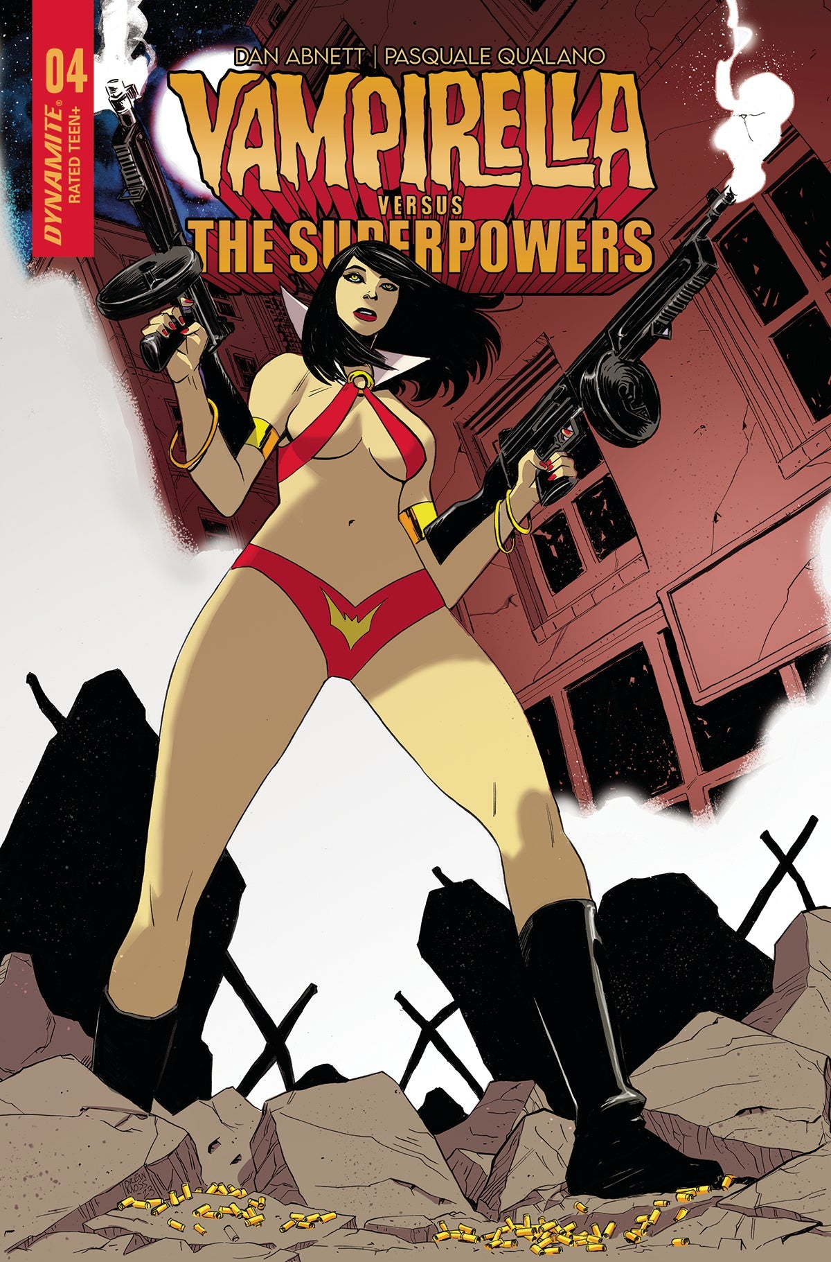 Vampirella Vs Superpowers #4 C Drew Moss Variant (08/23/2023) Dynamite