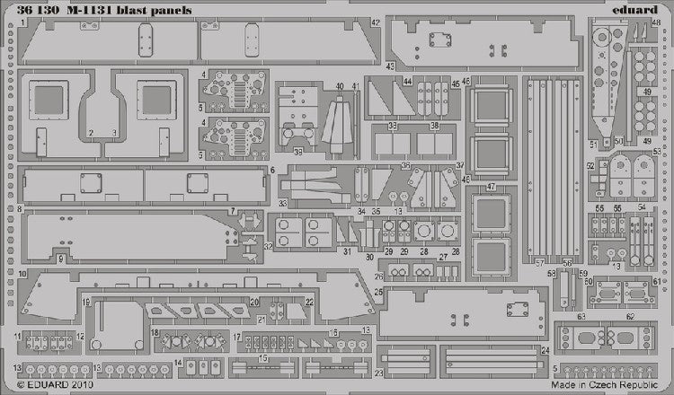 Eduard 36130 1/35 Armor- M1131 Blast Panels for TSM