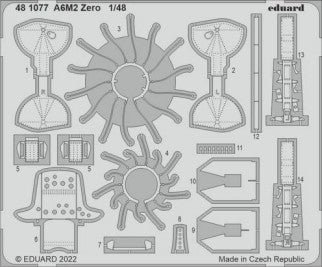 Eduard 481077 1/48 Aircraft- A6M2 Zero for EDU