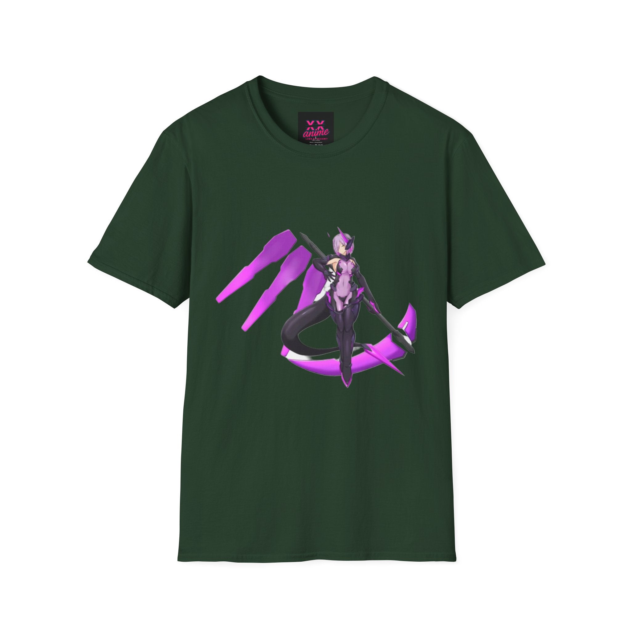 Anime-lewd Inspired Unisex Softstyle T-Shirt, Graphic Tee for Fans, Perfect for Cosplay, Gift for Anime Lovers, Casual Wear, Unique Designs
