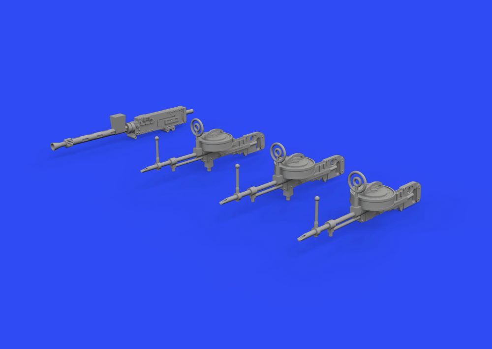 Eduard 648840 1/48 Aircraft- Beaufort Mk I Guns for ICM (Resin)