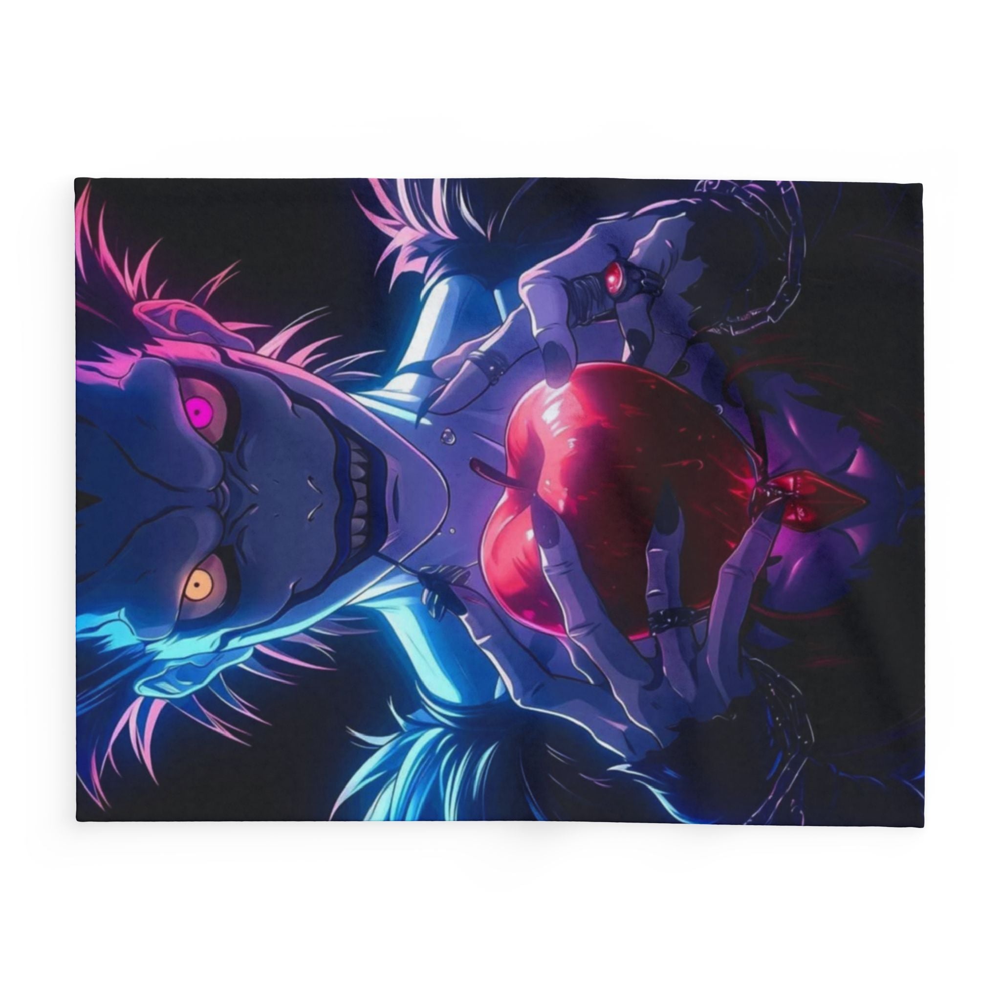 Dn Chilling Cozy Arctic Fleece Blanket, Anime Throw, Gothic Decor, Gifts for Fans, Horror Blanket, Home Comforts