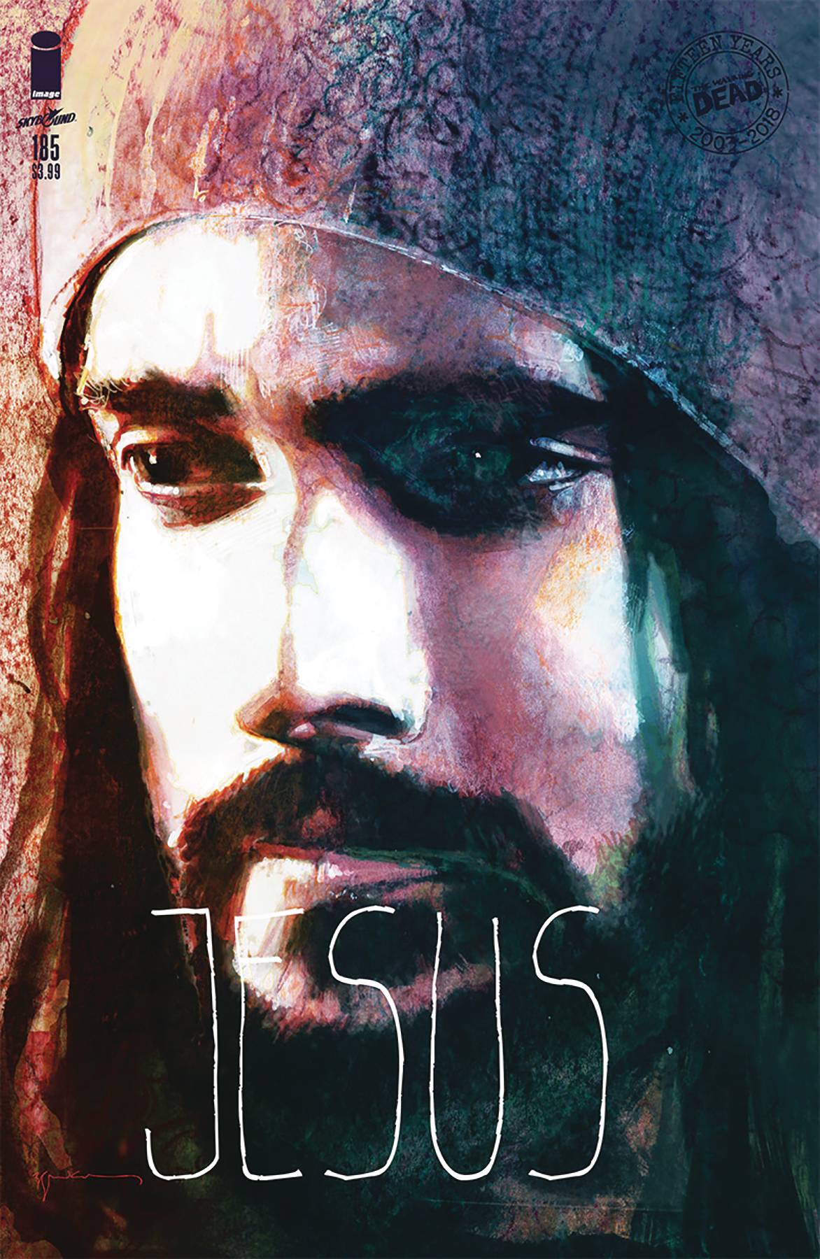 WALKING DEAD #185 Image Bill Sienkiewicz Variant Jesus Robert Kirkman (MR) (11/07/2018)