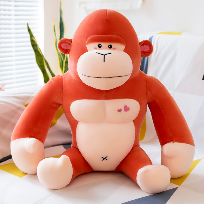 Soft Plush Gorilla Toy – Stuffed Animal Doll