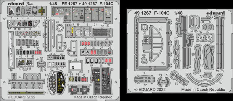 Eduard 491267 1/48 Aircraft- F104C for KIN (Painted)