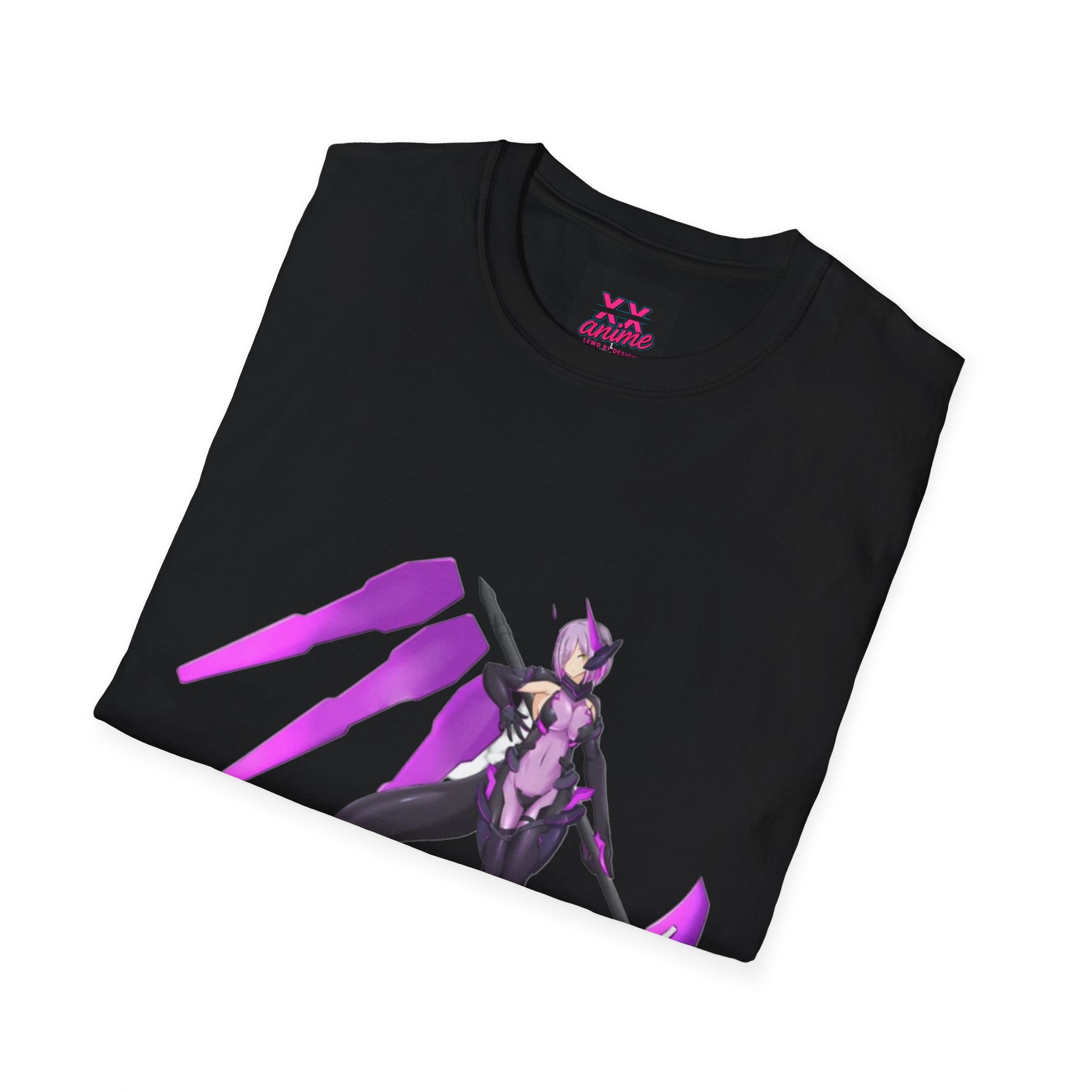 Anime-lewd Inspired Unisex Softstyle T-Shirt, Graphic Tee for Fans, Perfect for Cosplay, Gift for Anime Lovers, Casual Wear, Unique Designs
